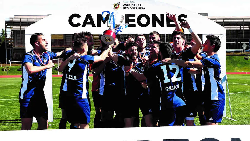 A selecci&oacute;n galega quedara campioa estatal en 2020 (Foto: RFGF).