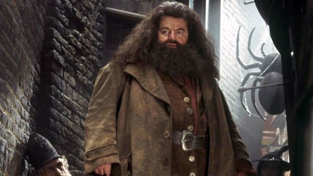 Robbie Coltrane dando vida a Hagrid en 'Harry Potter'. (Foto: Warner Bros)