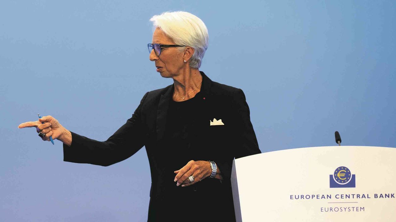 Christine Lagarde, presidenta do BCE (Foto: Boris Roessler / DPA)