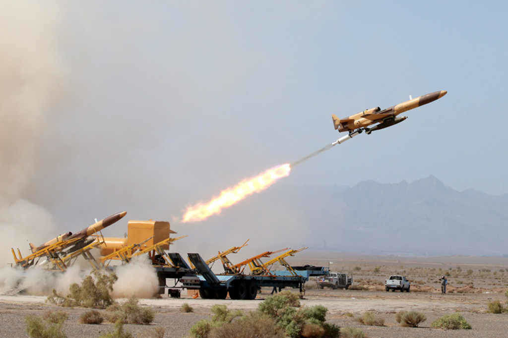Dron militar iraniano. (Foto: Iranian Army Office / ZUMA Press W / DPA)