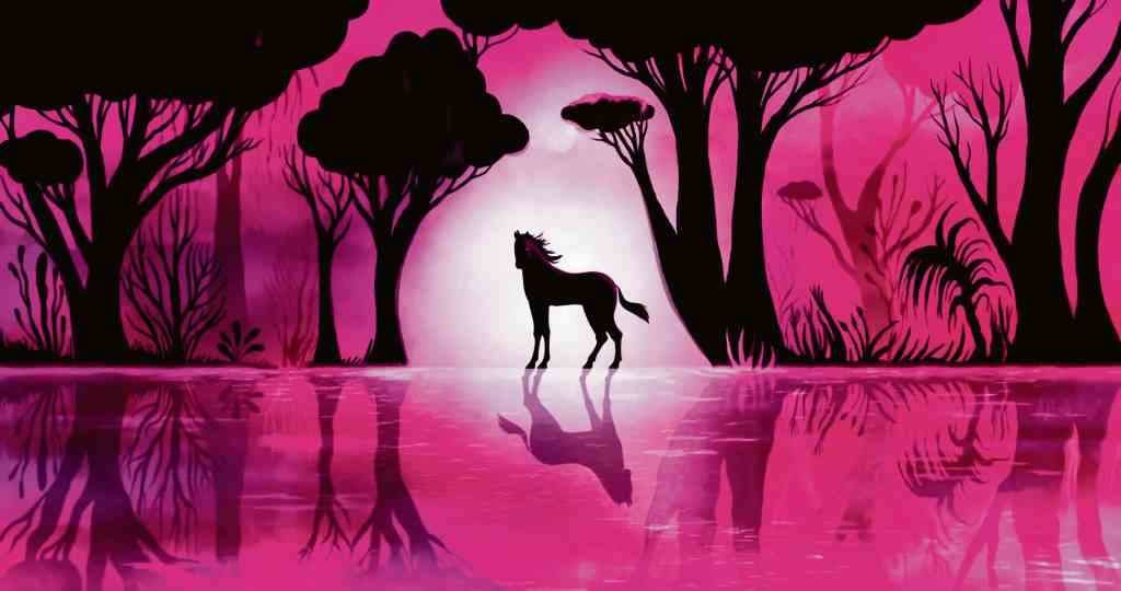 Ecos de Bambi e Miyazaki.