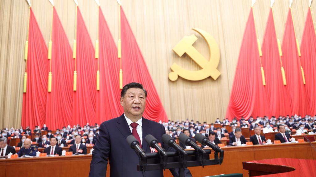 Xi Jinping durante o XX congreso do Partido Comunista de China en Beijing. (Foto: Europa Press / Contacto / Ju Peng).
