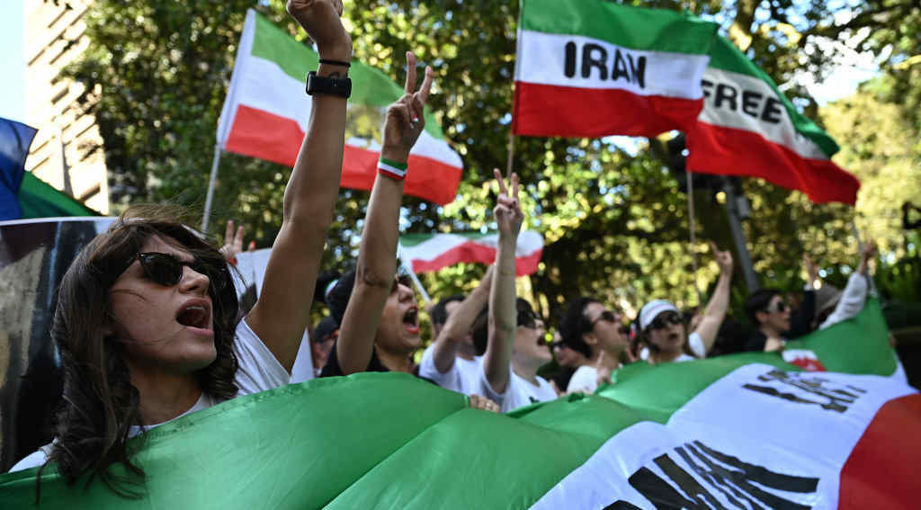 Protestas no Irán (Foto: Aapimage / DPA).