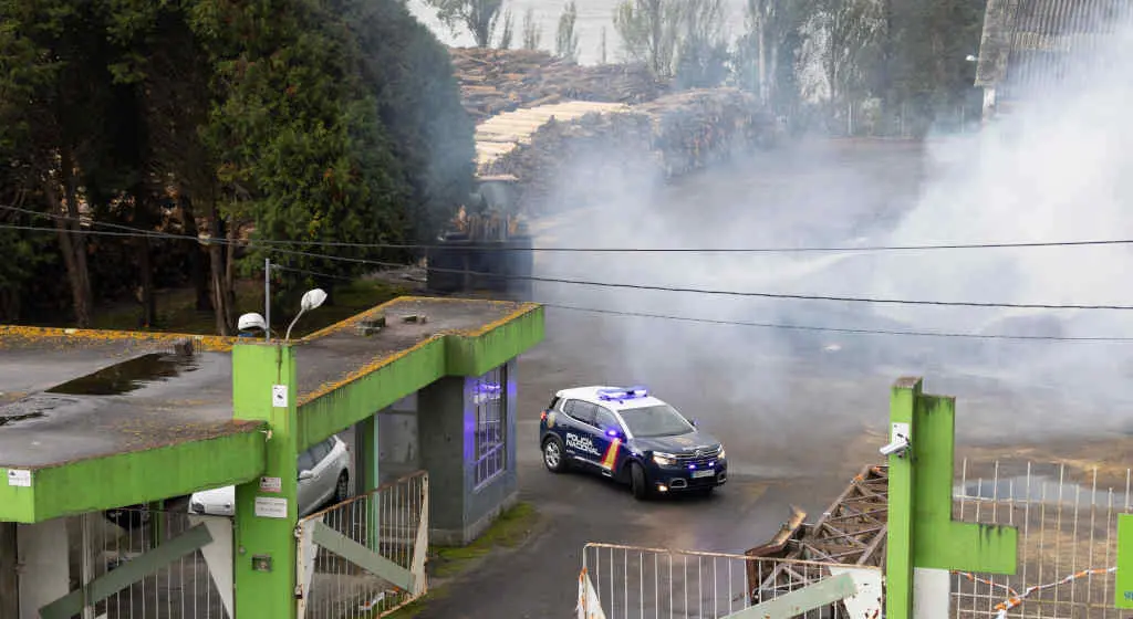 A entrada da f&aacute;brica da Pontesa (Foto: Beatriz Ciscar / Europa Press).