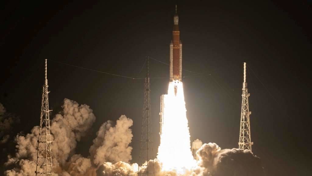 A nave Orion partiu a pasada semana. (Foto: Bill Ingalls / NASA)