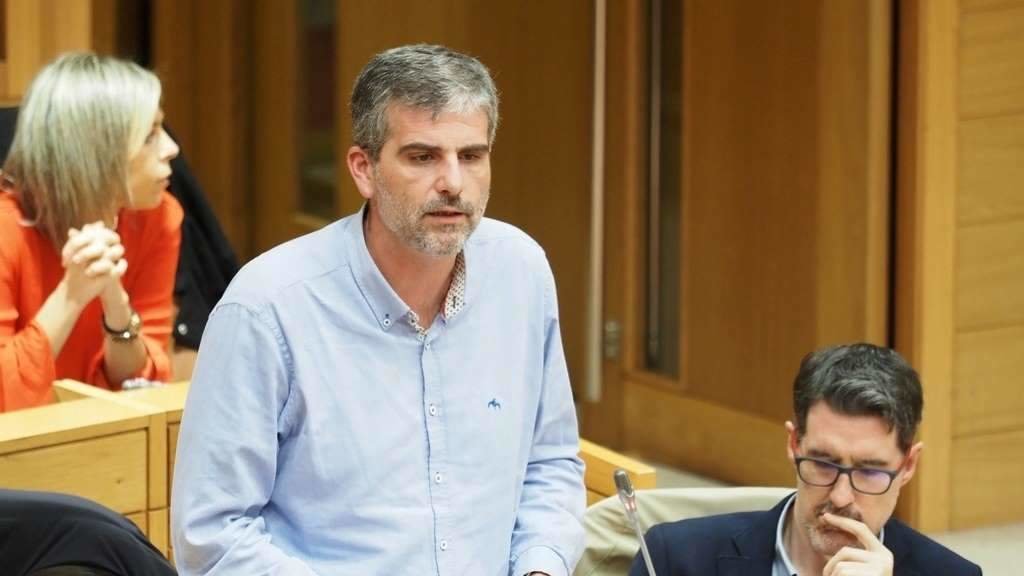 O deputado socialista Martín Seco, no Parlamento. (Foto: Europa Press)