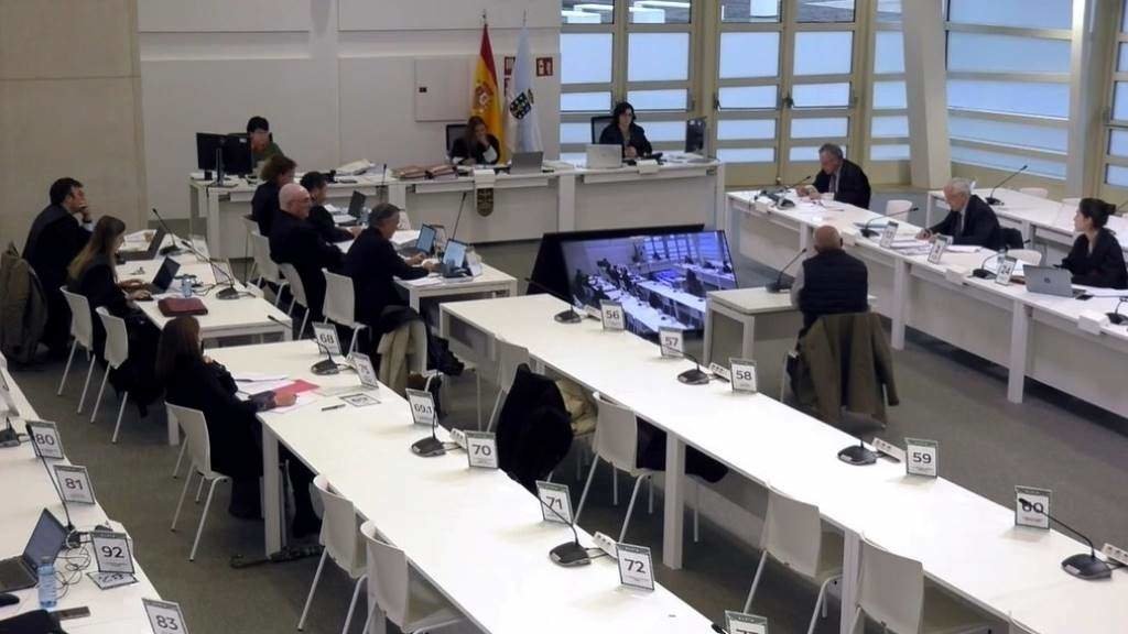 Intervención no xuízo do maquinista Manuel Mato, esta terza feira. (Foto: Europa Press)