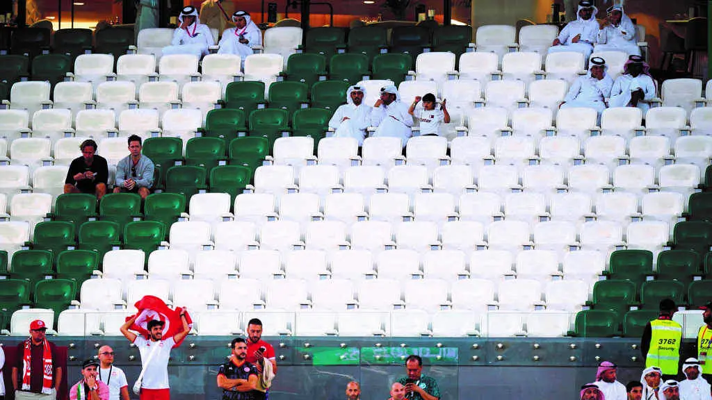 Segundo a FIFA, no Tunisia-Dinamarca hab&iacute;a 42,925 persoas. (Foto: EP).