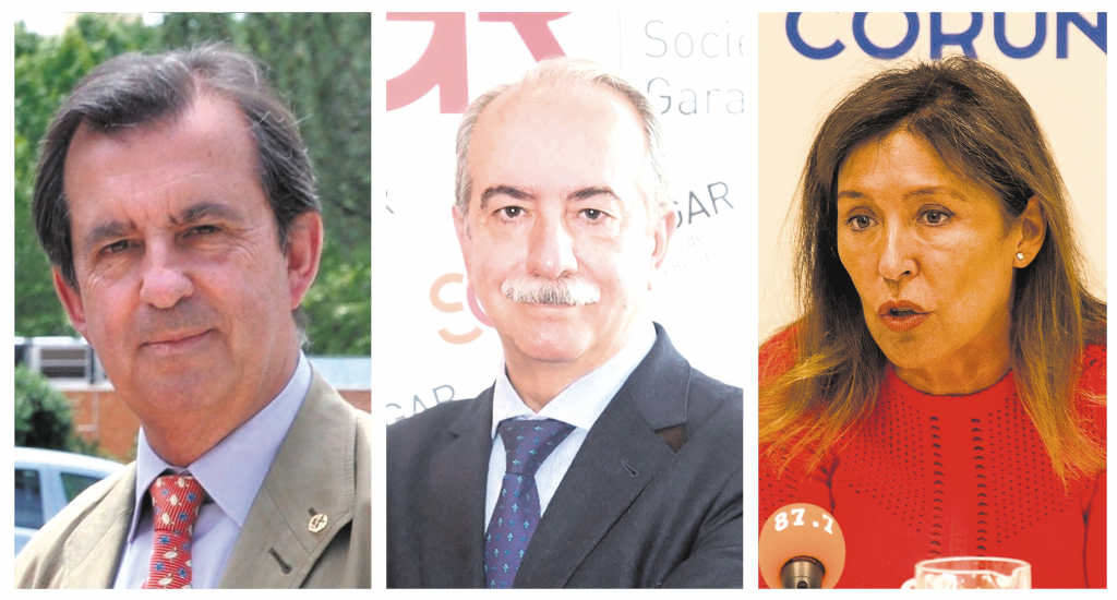 Carlos del Álamo, Antonio Couceiro e Beatriz Mato (Europa Press).