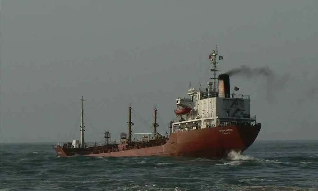 O gaseiro, retratado por J. Pierre Boune (Imaxe: Marine Traffic)