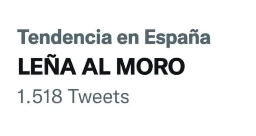 Captura do hashtag sendo tendencia no Estado espa&ntilde;ol (Foto: N&oacute;s Diario).