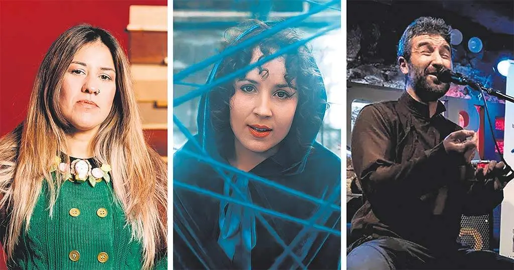 Sabela Rey, de Mallou; Madalena Gamalho e Rub&eacute;n Fern&aacute;ndez, de Noar son os finalistas da XIV edici&oacute;n do Concurso Fran P&eacute;rez 'Narf'.