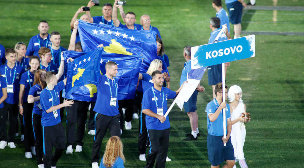 Atlétas kosovares nunha competición internacional (Foto: AFP7 / Europapress).
