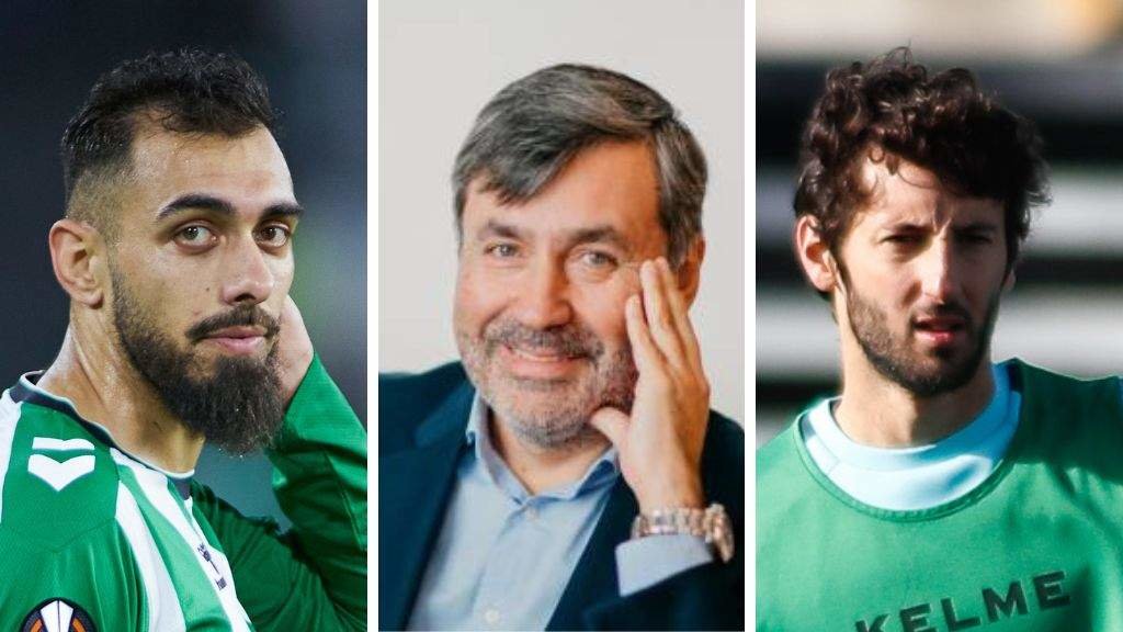 Borja Iglesias, Antonio Agrasar e Esteban Granero. (Fotos: Europa Press)