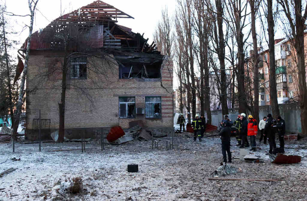 Casa destruída en Kíiv. (Foto: Ukrinform / dpa)