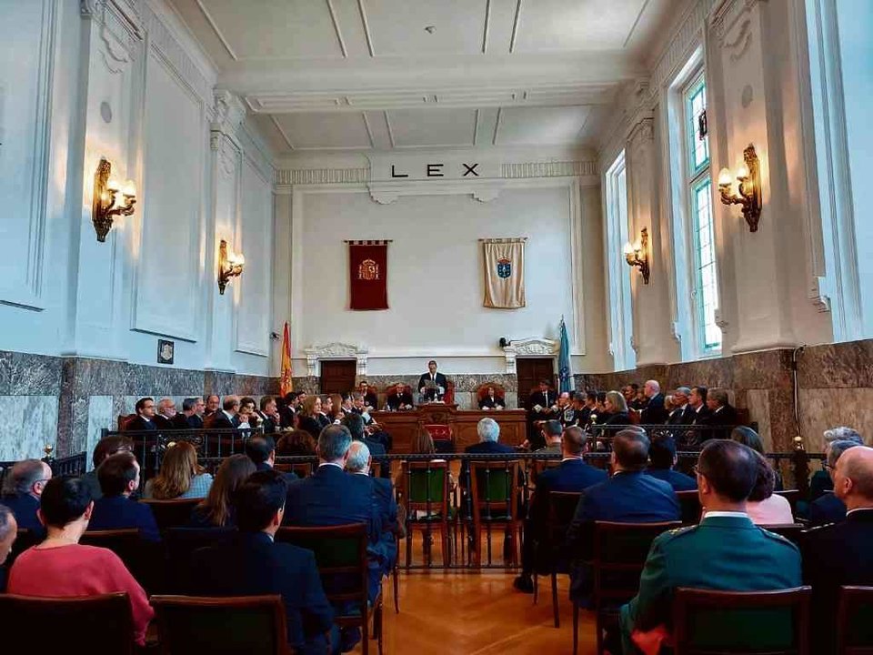 Apertura do ano xudicial 
no Tribunal Superior de Xustiza da Galiza (TSXG).