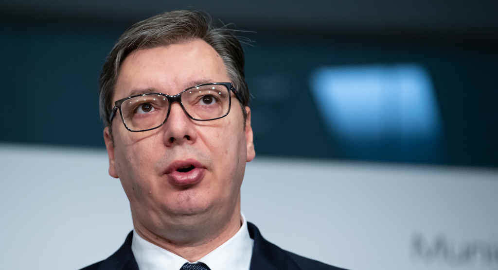 O presidente de Serbia, Aleksandar Vučić (Foto: Sven Hoppe / dpa).