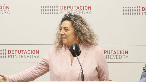 A deputada María Ortega (Foto: Deputación de Pontevedra)