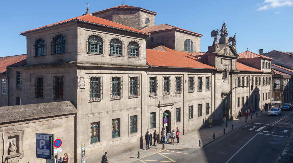 O colexio Compañía Santa María en Compostela (Foto: Luis Miguel Bugallo Sánchez).