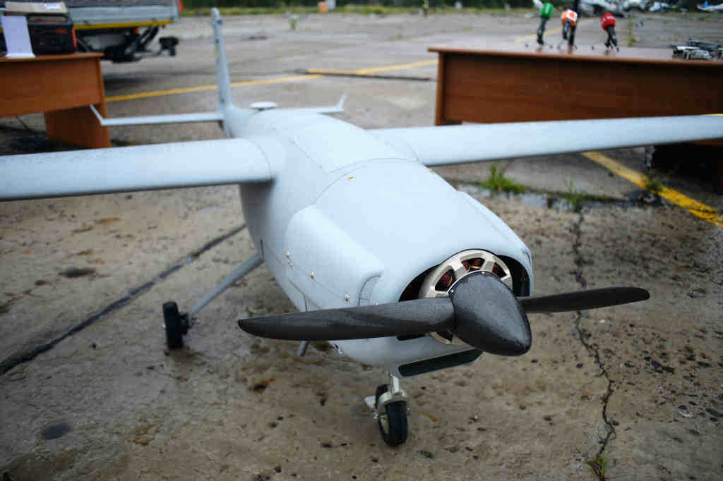 Dron militar ucraíno. (Foto: Evgen Kotenko / Zuma Press / ContactoPhoto)