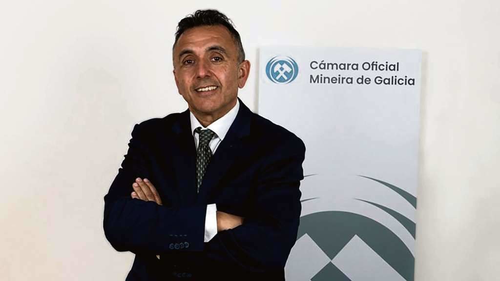 O presidente da Cámara Oficial Mineira da Galiza, Juan José López Muñoz, traballa actualmente en Strategic Minerals Europe Corp. (Foto: COMG)
