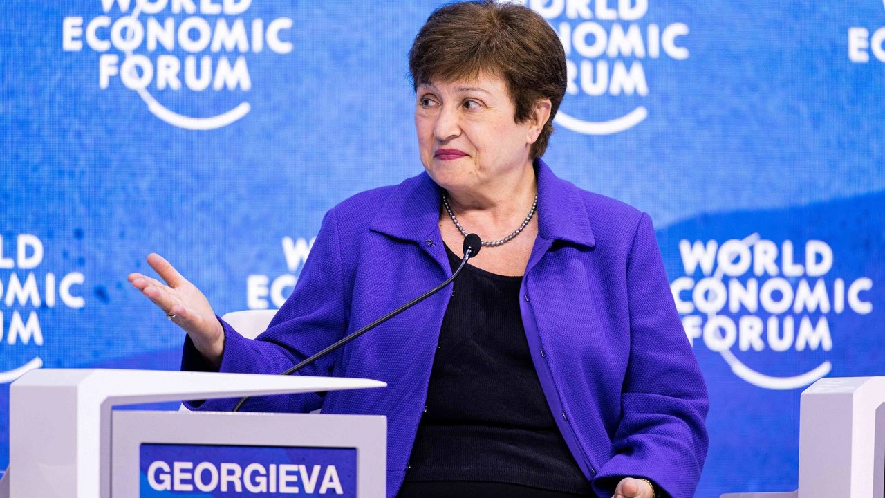 A directora xerente do FMI, Kristalina Georgieva (Foto: Benedikt von Loebell / DPA).