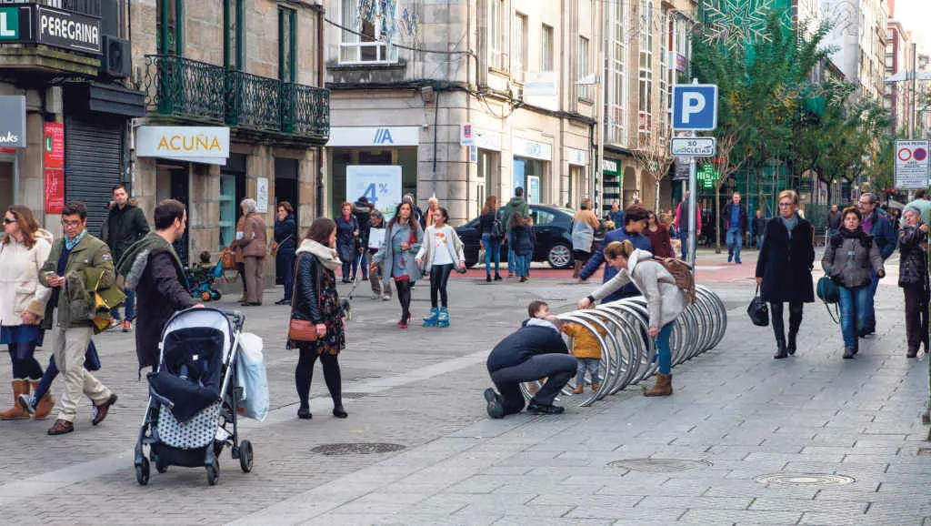O modelo urbano de Pontevedra reduciu as emisi&oacute;ns contaminantes (Foto: N&oacute;s Diario).
