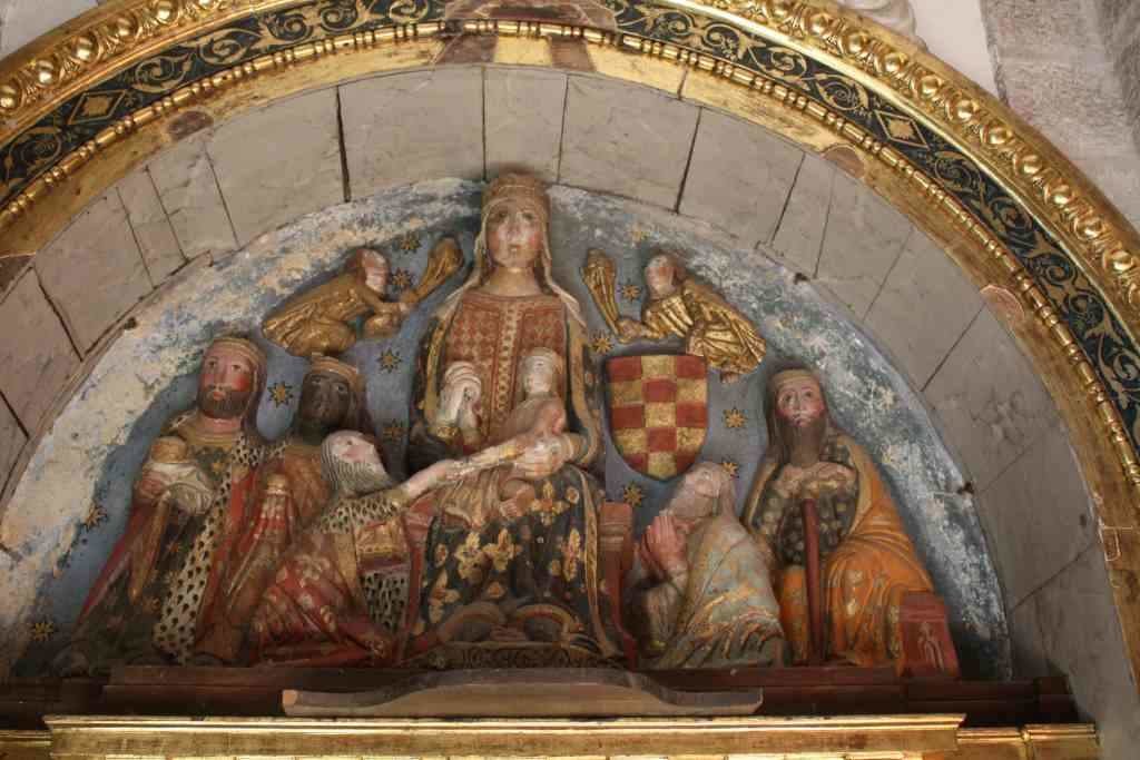 Adoración dos Magos na igrexa de San Bieito do Campo, Santiago de Compostela. (Foto: P. Lameiro)