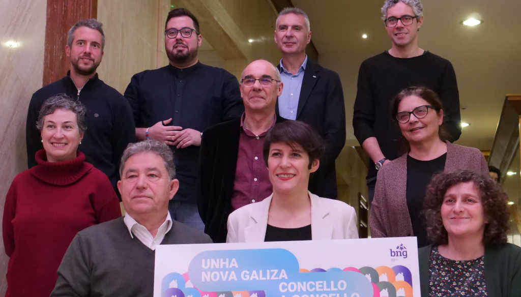 As persoas candidatas nas sete cidades ás eleccións municipais de 2023 polo BNG (Foto: Nós Diario).
