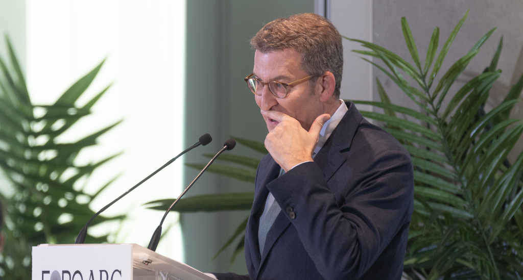 O presidente do PP, Alberto Núñez Feixoo (Foto: Eduardo Parra / Europa Press).