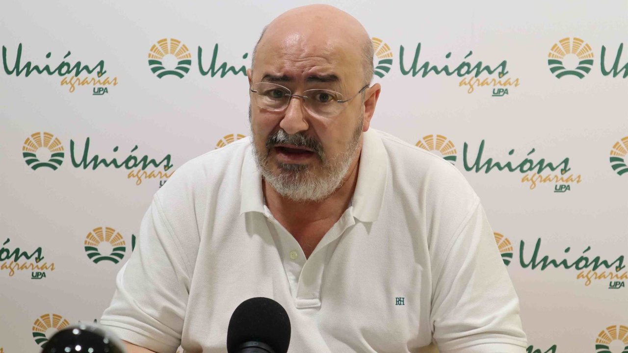 O secretario xeral de Unións Agrarias, Roberto García (Foto: Nós Diario).