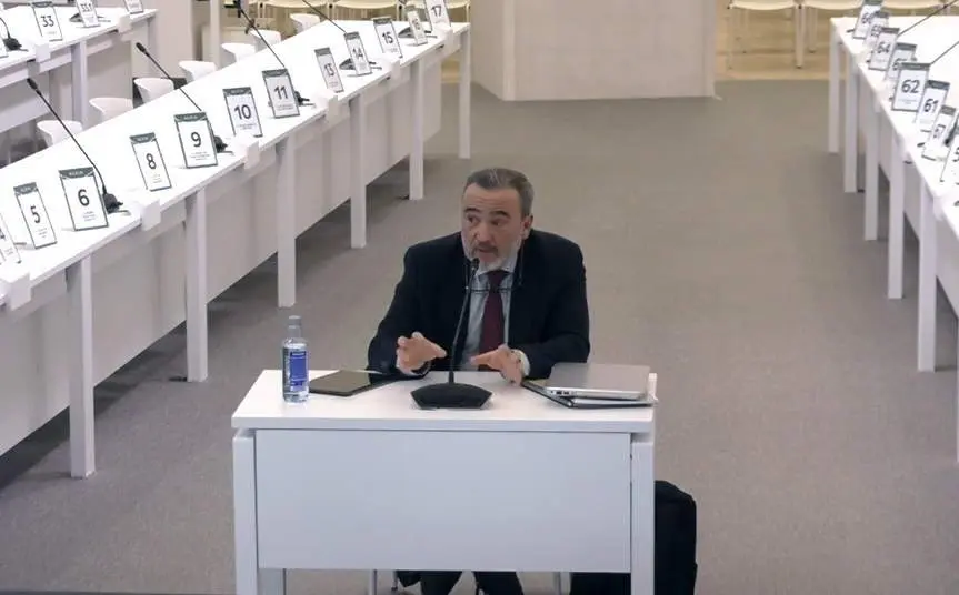 O enxe&ntilde;eiro de telecomunicaci&oacute;ns C&eacute;sar Mari&ntilde;as, perito xudicial no xu&iacute;zo do Alvia. (Foto: Europa Press).