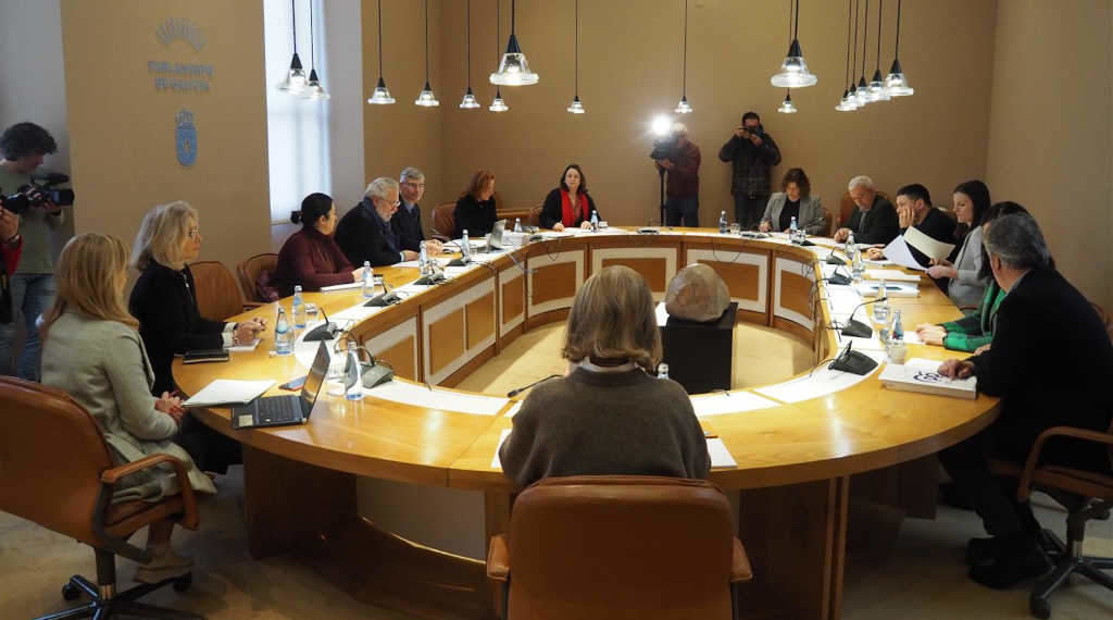 A Xunta de Portavoces do Parlamento galego abordou onte os temas a debater na Cámara (Foto: Parlamento da Galiza).
