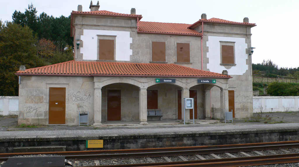 Estación de tren de Silleda (Foto: Wikipedia).