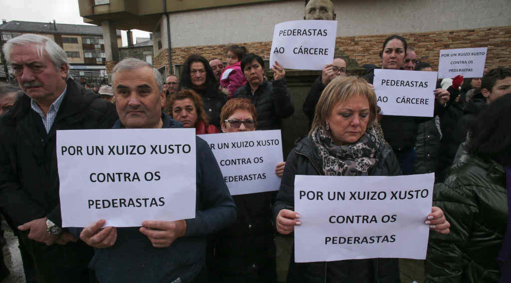 Concentración en Baleira (Foto: Carlos Castro / Europa Press).