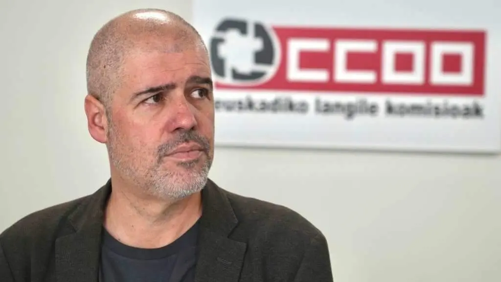 O secretario xeral de CCOO, Unai Sordo. (Foto: H. Bilbao / Europa Press)
