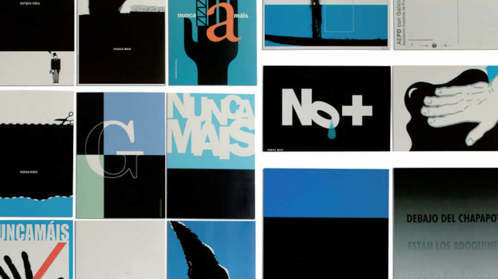 Colección de postais realizadas por diferentes artistas (Foto: Compostela Cultura).
