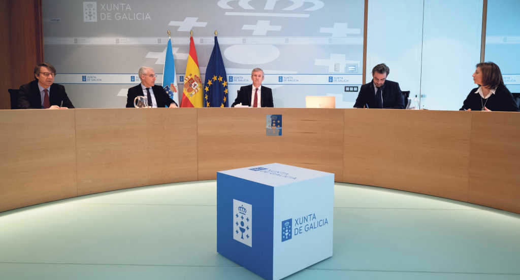 Reunión esta quinta feira do Consello da Xunta (Foto: Xunta da Galiza).