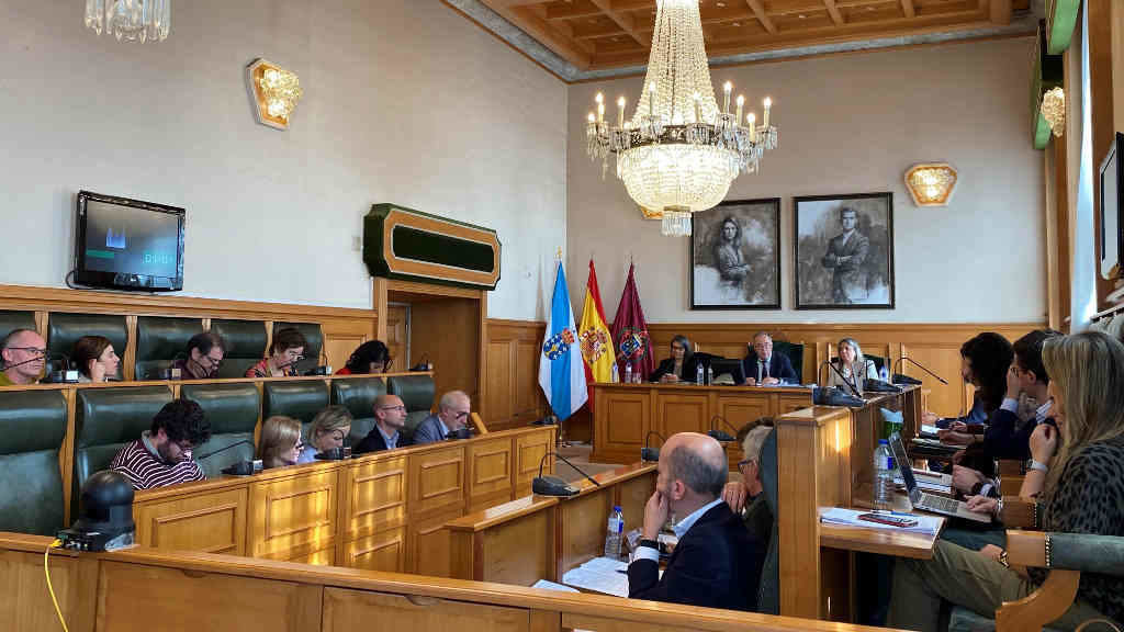 Pleno municipal de Santiago de Compostela (Foto: Europa Press).