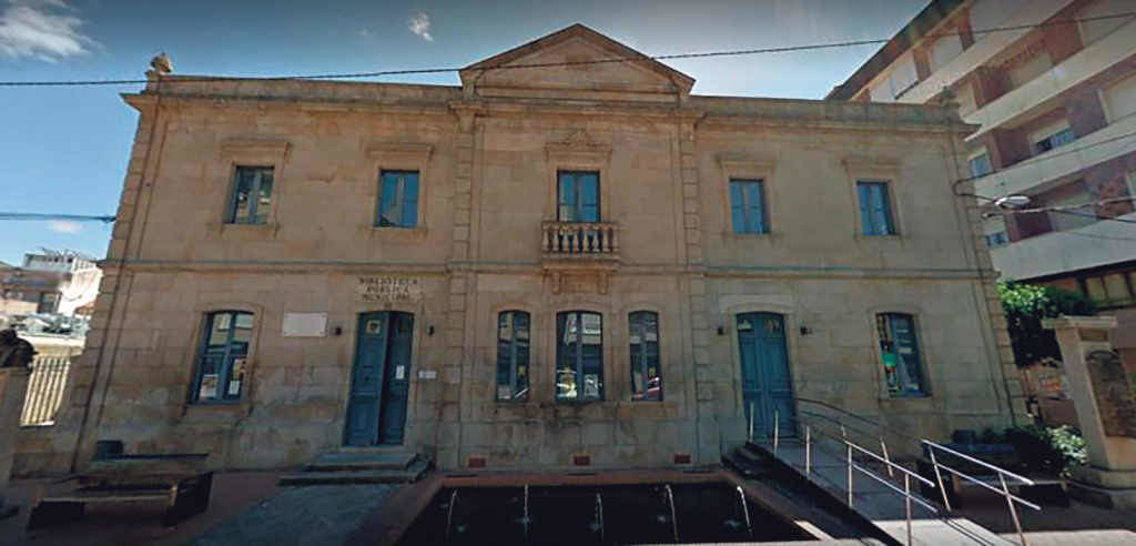 A Biblioteca Municipal do concello de Verín (Foto: Google).