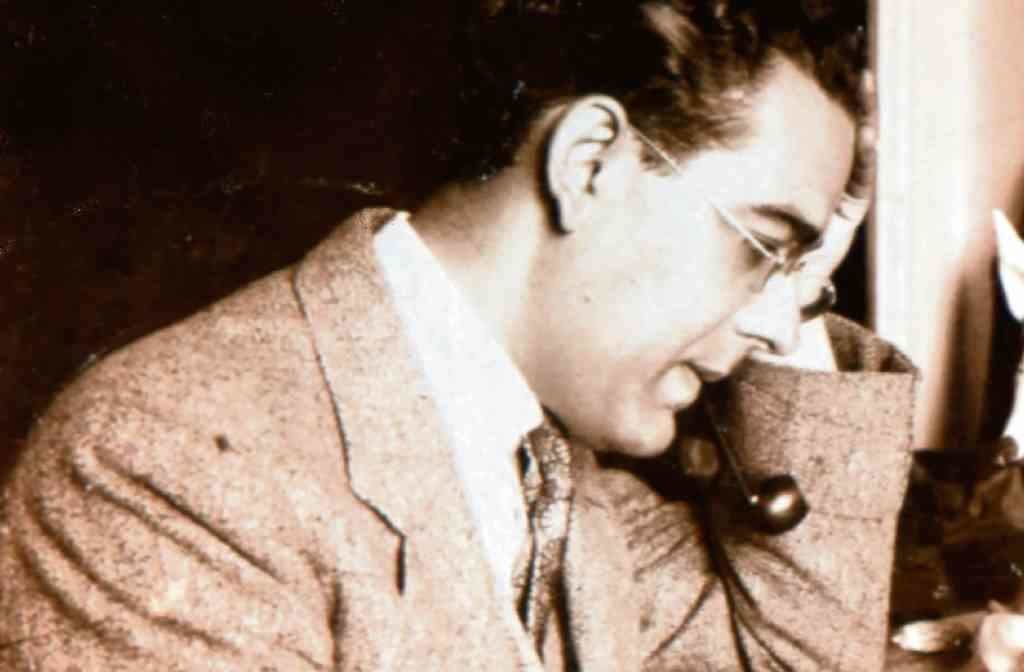 Plácido Castro na etapa como correspondente en Londres de 'El Pueblo Gallego', 1927.