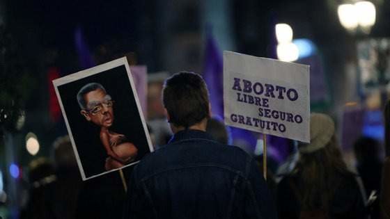 Manifestación polo dereito ao aborto. (Foto: Nós Diario)