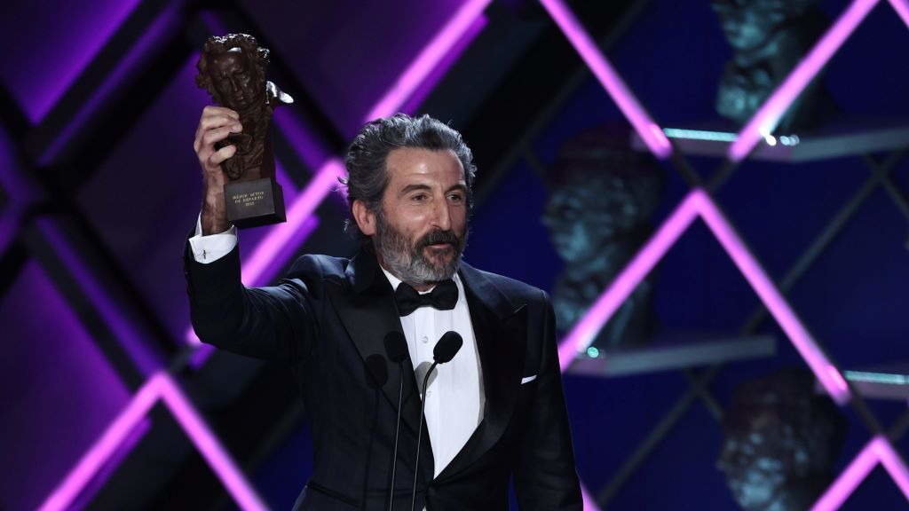 Luís Zahera recolleu o Goya ao mellor Actor de Elenco 2023. (Foto: Europa Press).