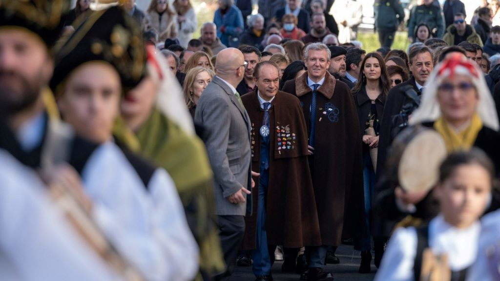 Alfonso Rueda estivo na Festa do Cocido de Lalín este domingo, 12 de febreiro. (Foto: Xunta da Galiza).