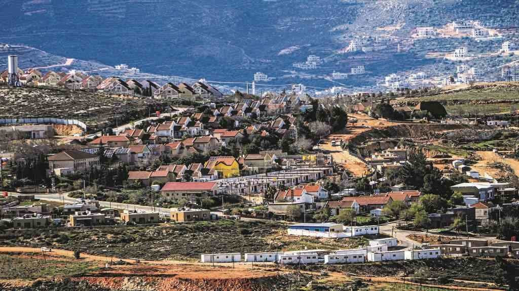 Asentamento ilegal legalizado polo Goberno israelí en Nablus. (Foto: Nasser Ishtayeh / Europa Press / Contacto)