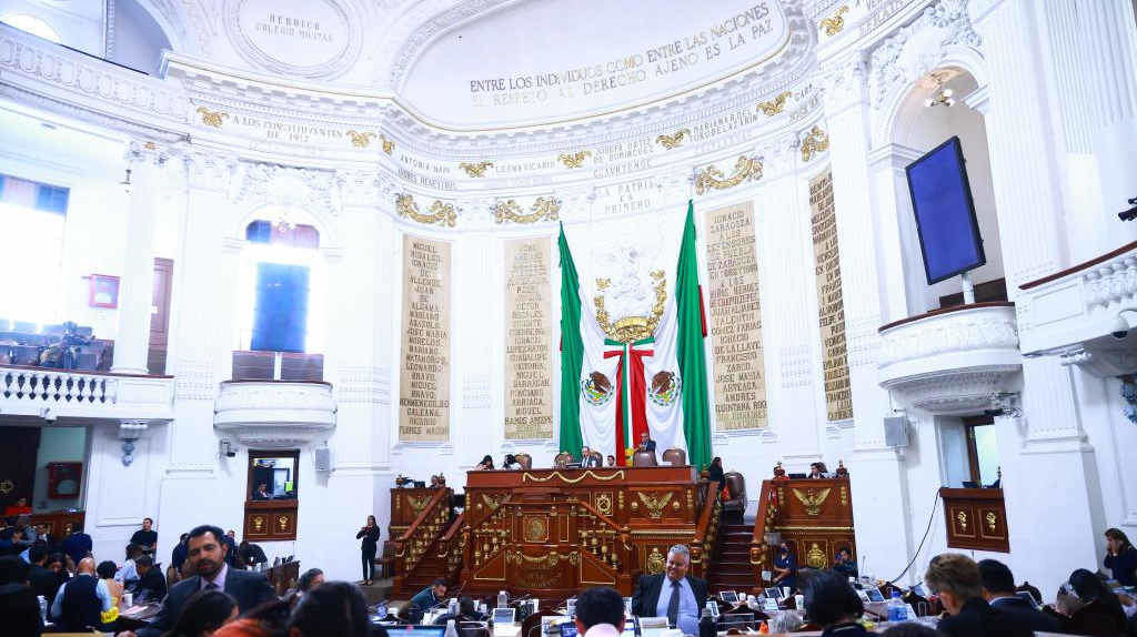 Un pleno do Congreso da Cidade de México (Foto: Congreso de la Ciudad de México).