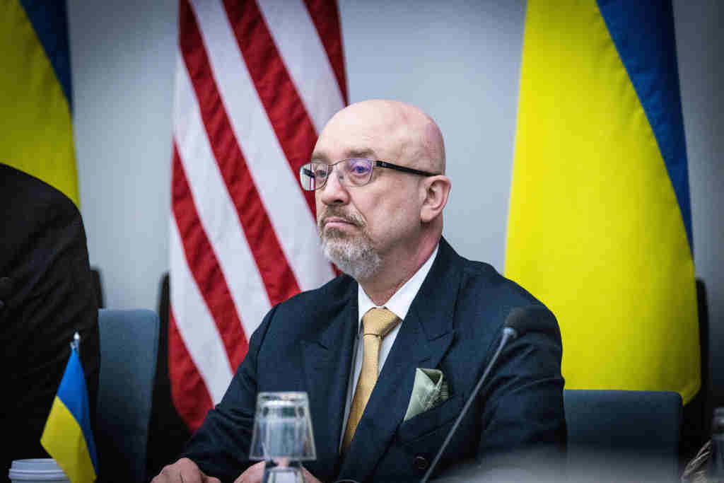 O ministro de Defensa ucraíno, Oleksii Reznikov. (Foto: NATO / dpa)