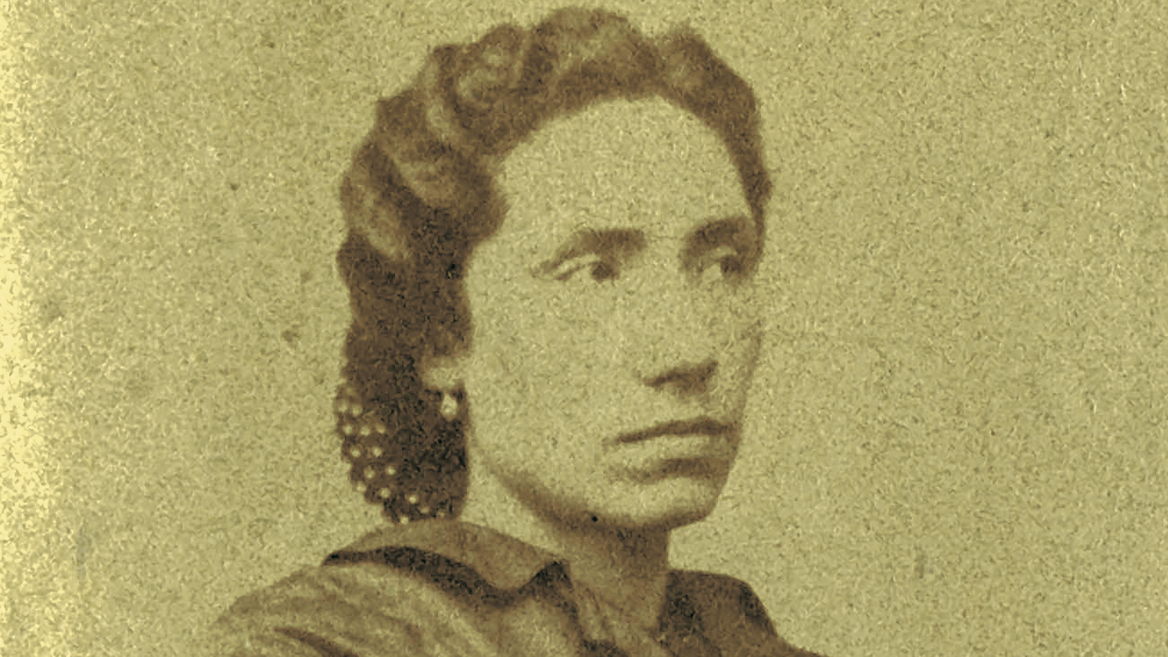 Retrato de Rosalía, realizado en 1864 por María Cardarelly e atopado en 2013. (Foto: Fundación Rosalía de Castro)