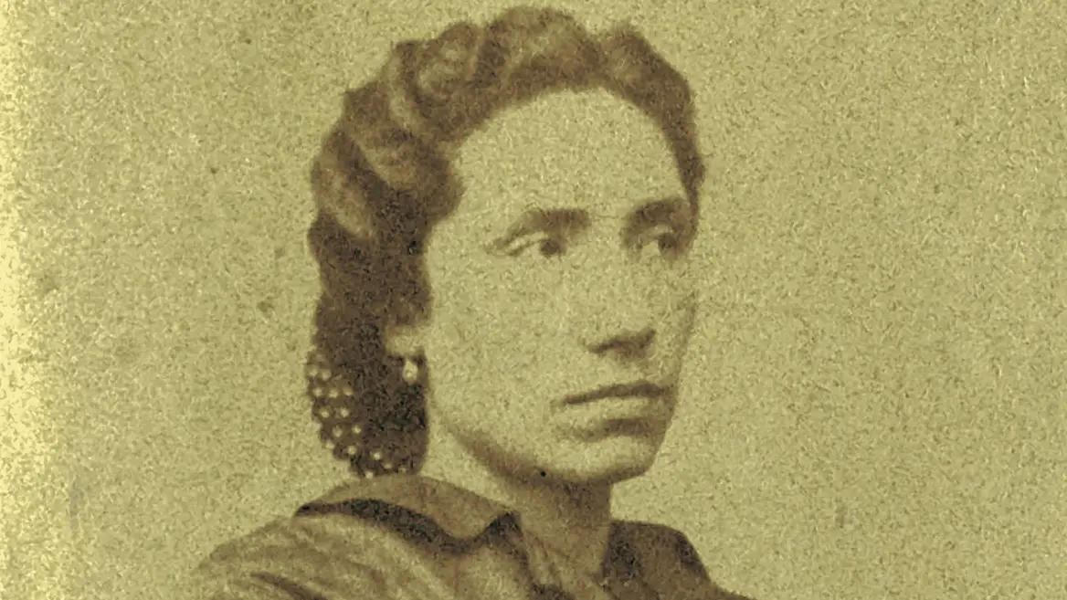 Retrato de Rosal&iacute;a, realizado en 1864 por Mar&iacute;a Cardarelly e atopado en 2013. (Foto: Fundaci&oacute;n Rosal&iacute;a de Castro)