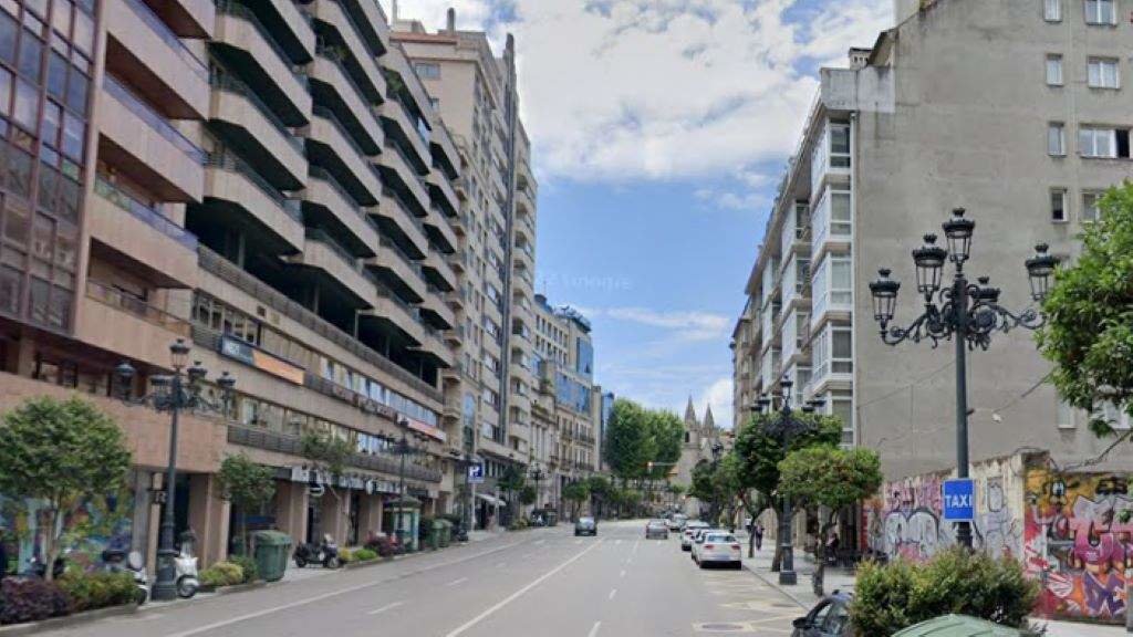 O presunto agresor foi detido na avenida de García Barbón. (Foto: Google Maps)